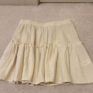 Industry Cream Tiered Women's Skirt‎